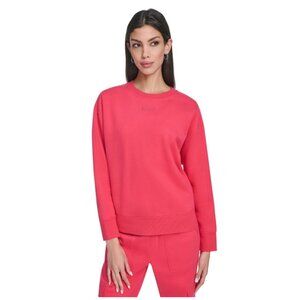DKNY Women's Hi-Lo Crewneck Sweatshirt